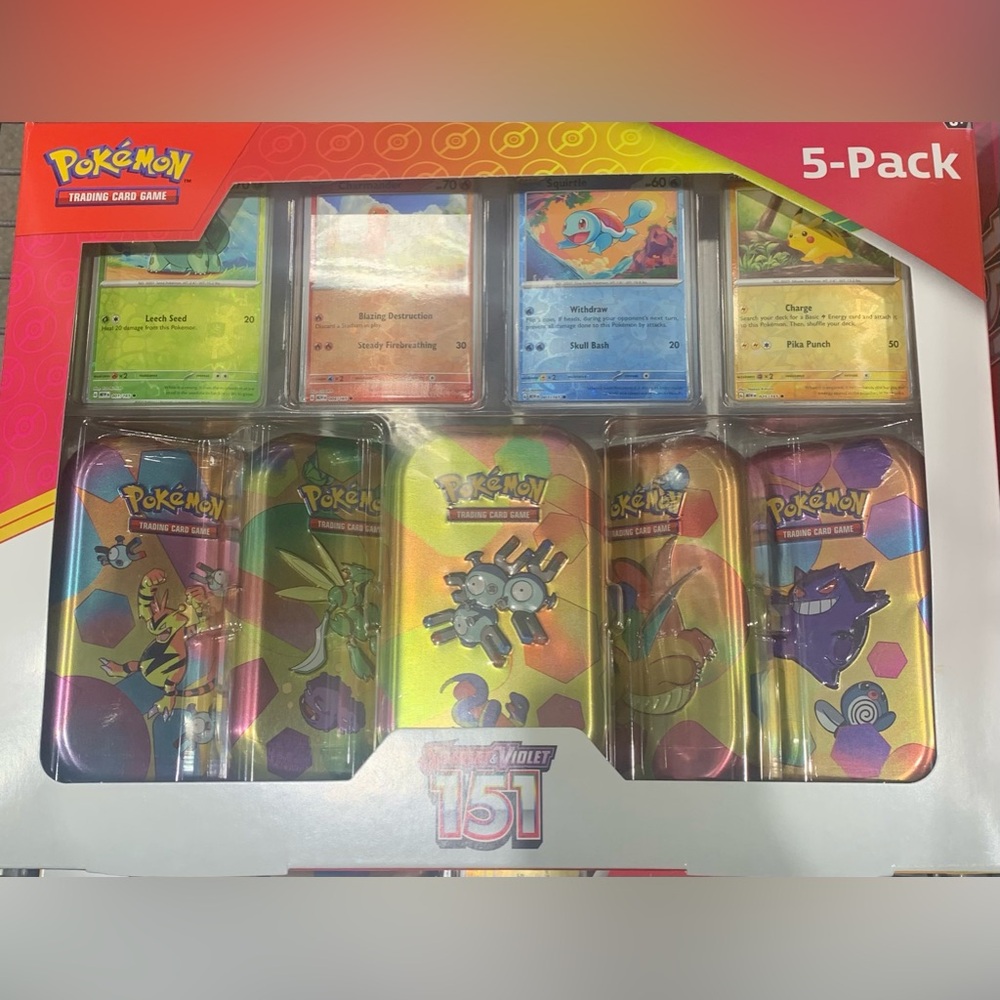 pokémon 151 mini tin 5 pack (magneton)
